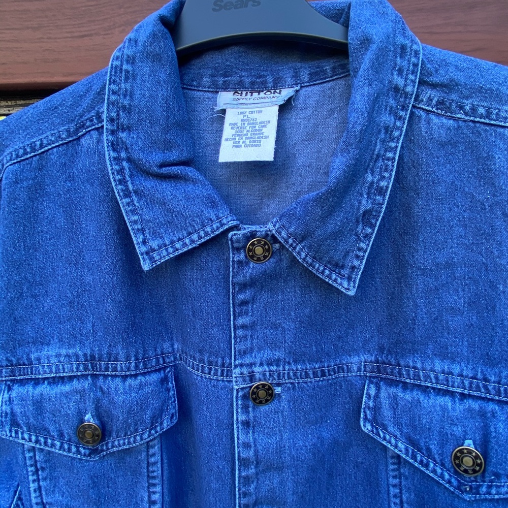 Vintage Denim Button Closed Jumpsuit
